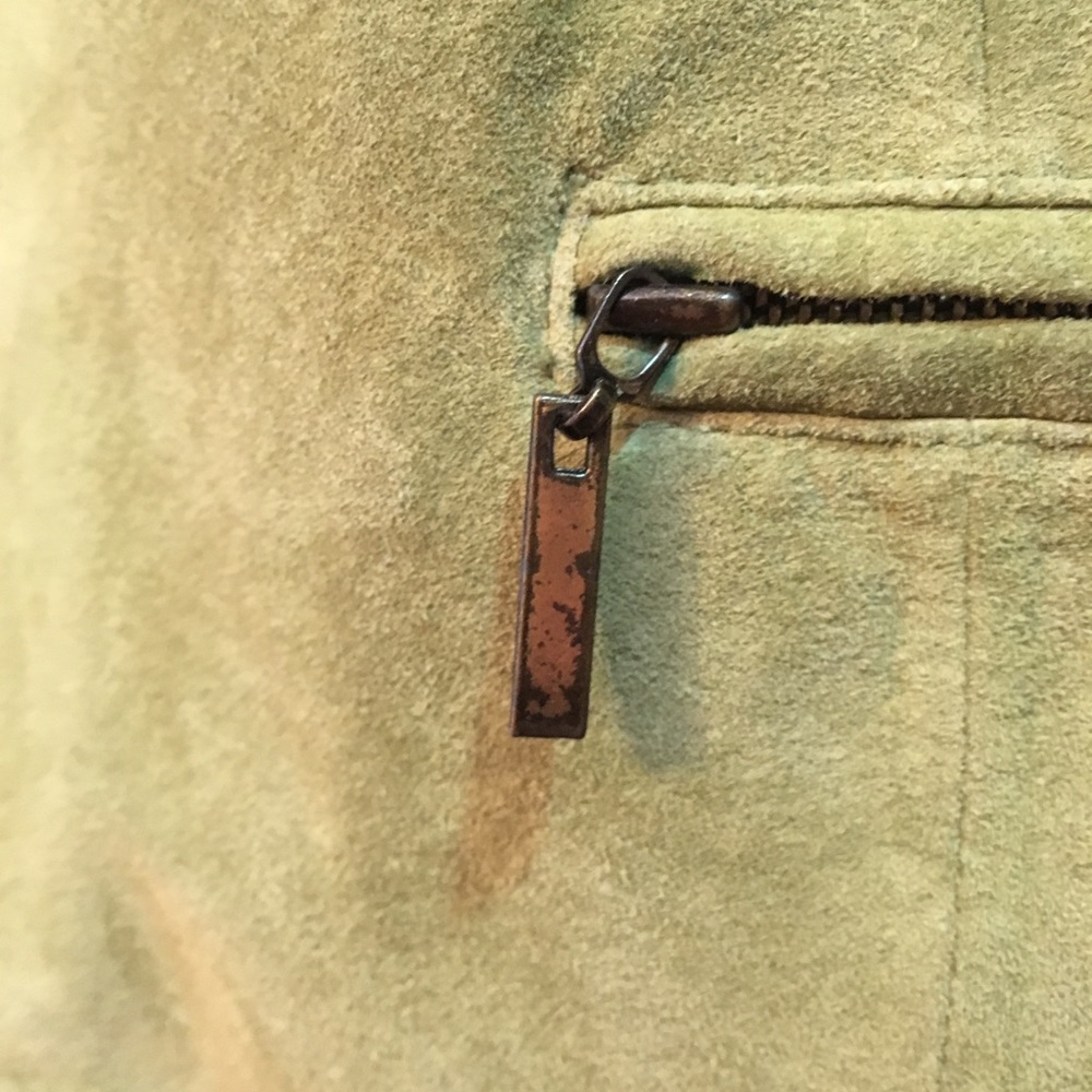 ✨HOST PICK✨ Petite Sophisticate green suede jacket - Picture 7 of 12